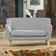 image 2 of Lynwood 2 Seat Sofa - Light Grey