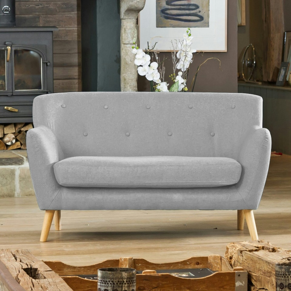 image 1 of Lynwood 2 Seat Sofa - Light Grey