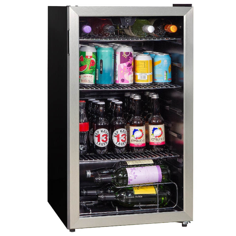 image 1 of Russell Hobbs  Beverage Cooler 93L with Temperature Control Stainless Steel RH48BC101SS
