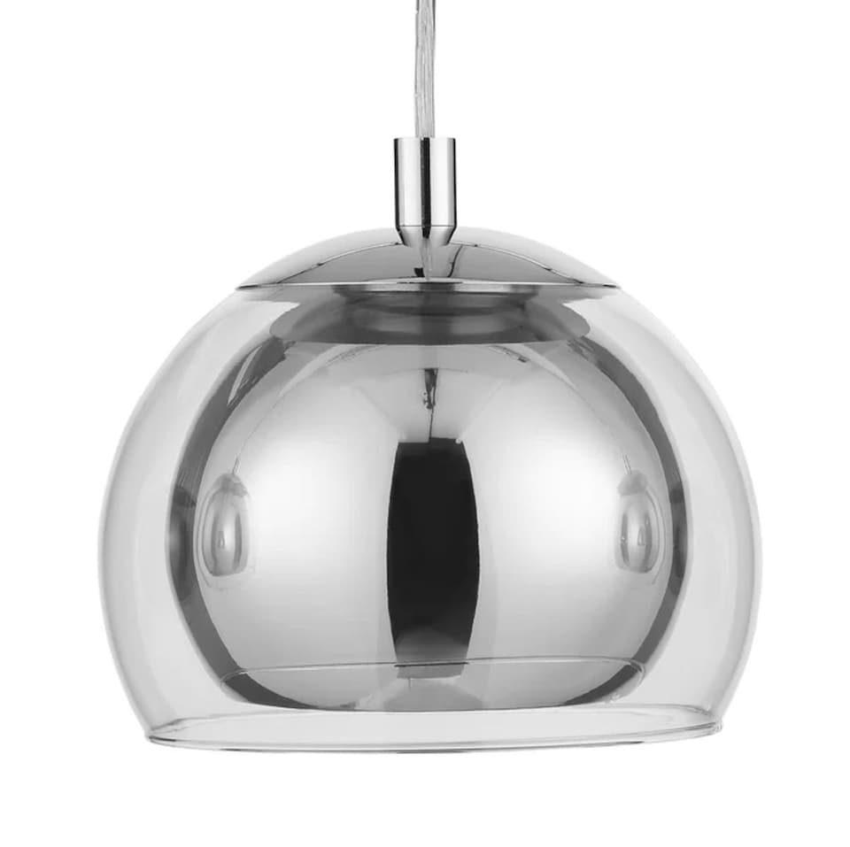 image 1 of Barnet 3 Light Pendant Ceiling Bar Polished Chrome