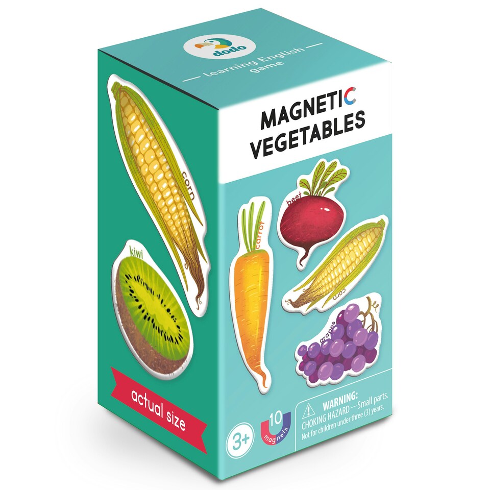 image 1 of Dodo Magnetic Vegetables 10 PIeces