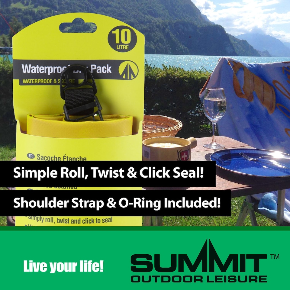 image 1 of PMS Summit Floating 10L Dry Bag - IP56 Waterproof