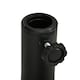 image 7 of Outsunny 18kg Concrete Parasol Base with Rattan Effect Heavy Duty Umbrella Stand | Black | Black