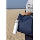 image 2 of XD Collection Via Lockable Recycled Stainless Steel 600ml Sports Bottle - White - One Size