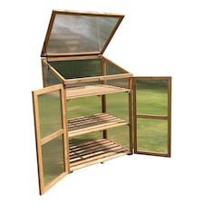 Wooden Framed Polycarbonate Growhouse Mini Greenhouse