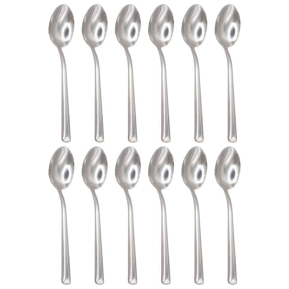 image 1 of Argon Tableware Tondo Stainless Steel Teaspoons - 14cm - Pack of 12