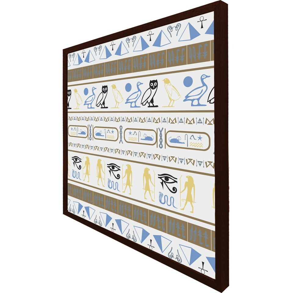 image 1 of Heiroglyphs (Picutre Frame) Brown | XS