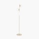 image 3 of White Orb and Gold Metal Floor Lamp
