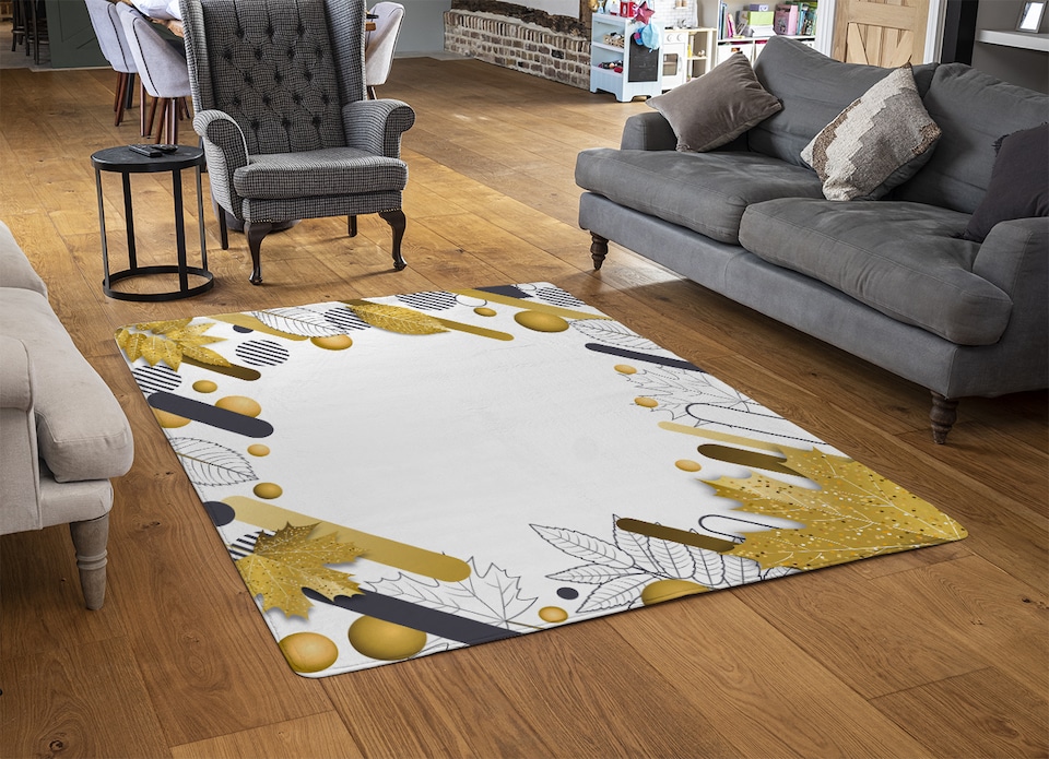 image 1 of Geometric Pattern Rug | Multi