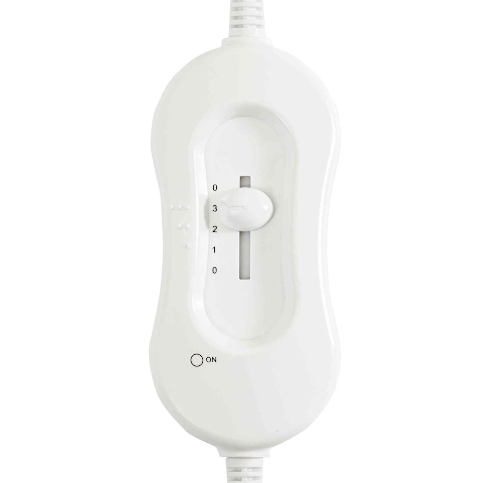 image 1 of Machine Washable Single Electric Blanket Heated Underblanket 3 Heat Settings | White