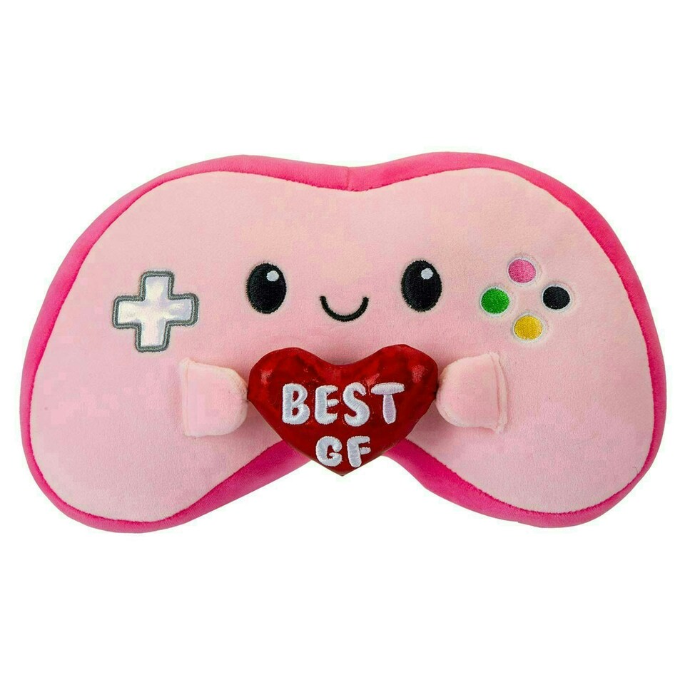 image 1 of Controller Soft Toy Cute Plushie Huggable Cuddly Stuffed Toy Gift 20cm Pink