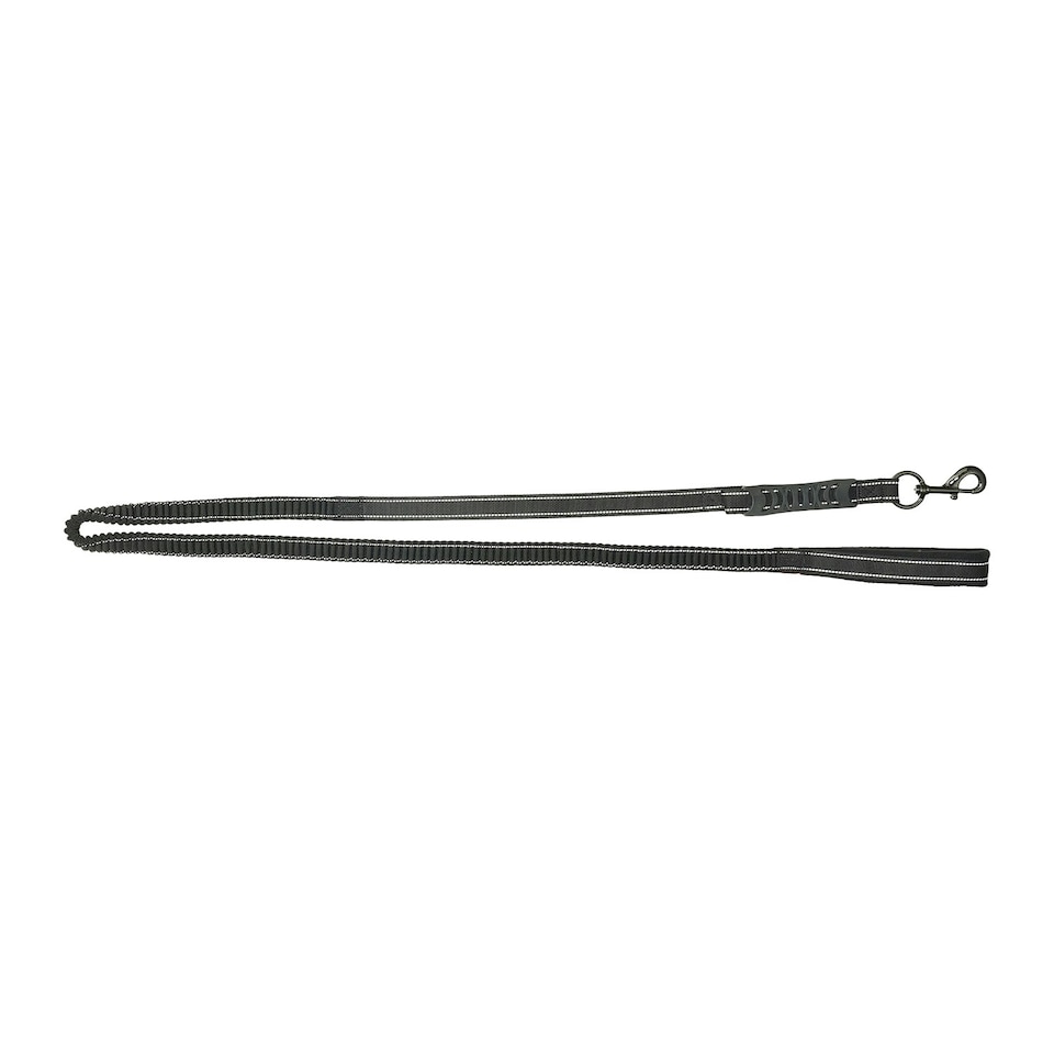 Imperial Riding IRH Flexi Reflective Fleece Horse Lead Rein - Black - One Size