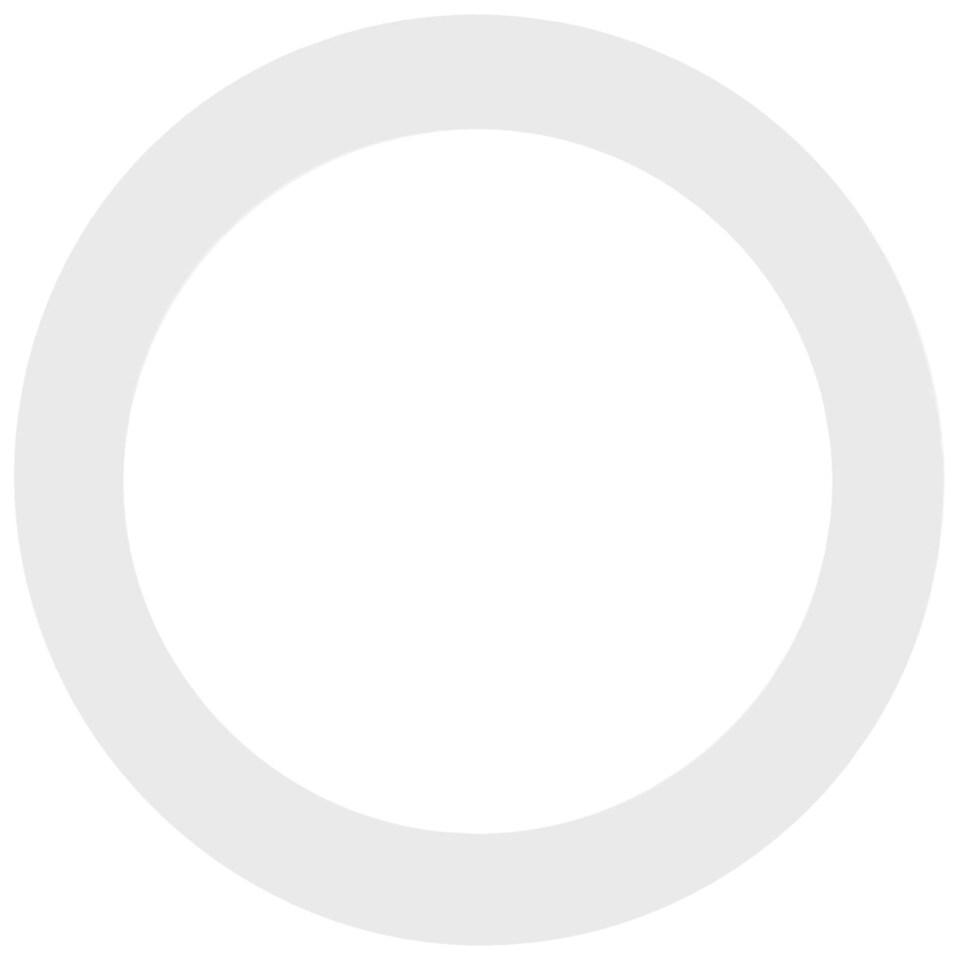 image 1 of Argon Tableware Glass Storage Jar Seals - Large - White - Pack of 6