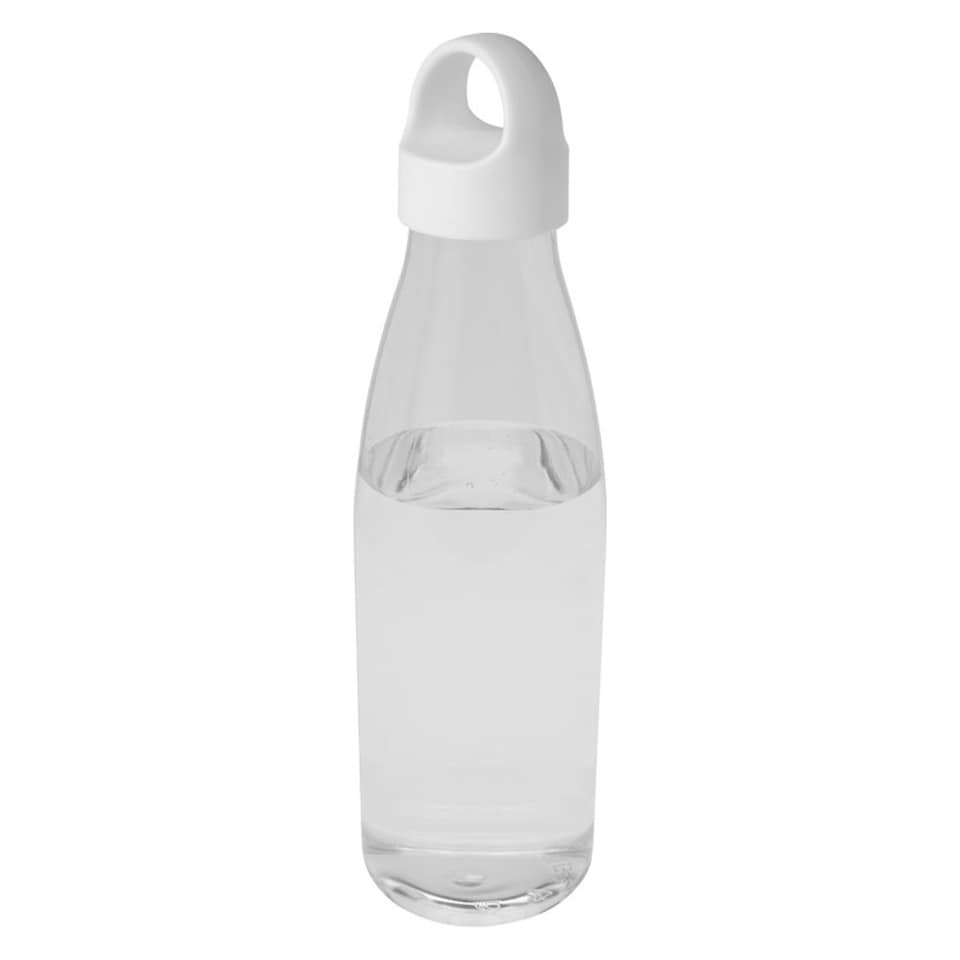 Bergen Recycled Plastic 800ml Water Bottle - Clear - One Size