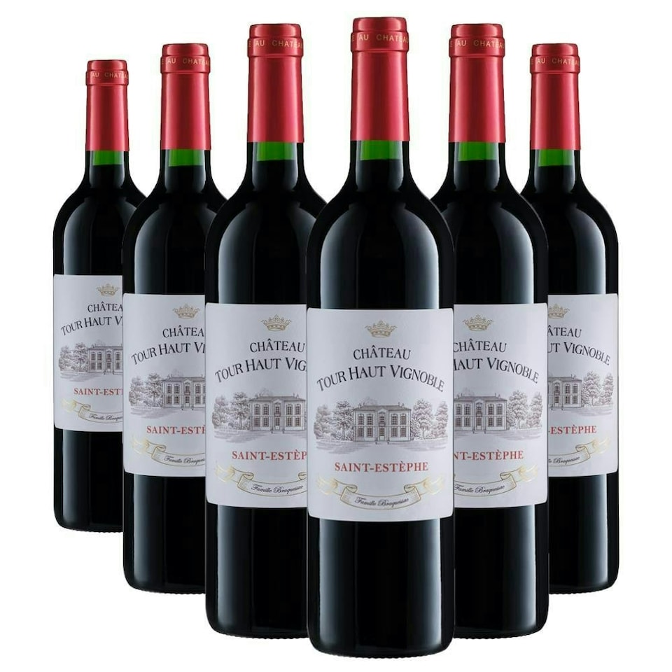 Case of 6 Chateau Tour Haut Vignoble Bordeaux 75cl Red Wine