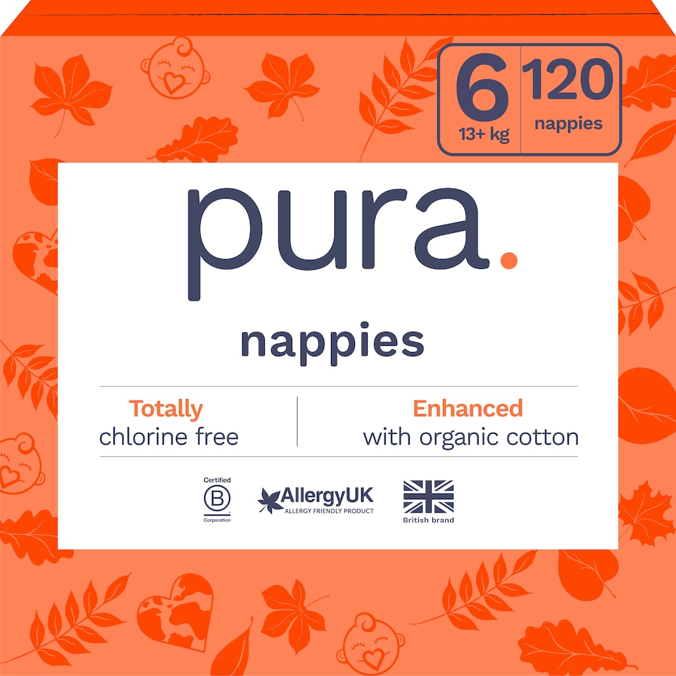 image 1 of Pura Soft & Sensitive Nappies Size 6, 120ct