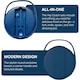 image 5 of Hip Clutch Bag Portable Lunchbox & Cutlery Set - Navy