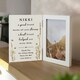 image 2 of Personalised Friend Wooden Hinged 6x4 Photo Frame | White | One Size