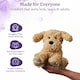 image 6 of Warmies Cockerpoo Junior Plush Microwave Heat Pad, hot or Cold Soft Cockapoo Dog Toy with French Lavender Scent, Cuddly Soft Heat Cushion Suitable for Adults and Children