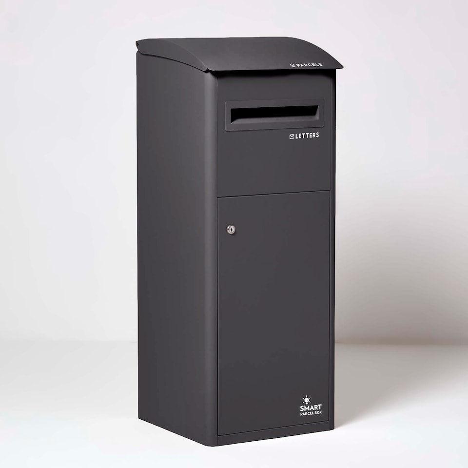 image 1 of Smart Parcel Box® Extra-Large Slanted Top Front Access Black | Black | 1