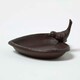image 2 of Homescapes Brown Decorative Bird Rustic Heart Bird Bath Cast Iron