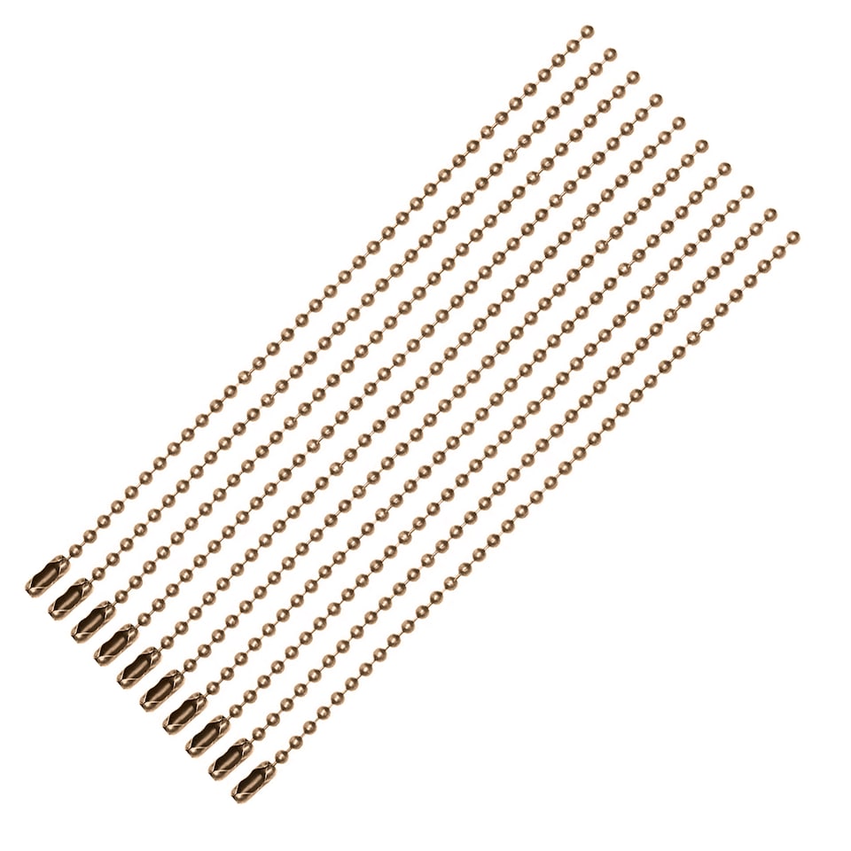 image 1 of 20cm Long Metal Ball Chain Extender for Label Tags - 100pcs