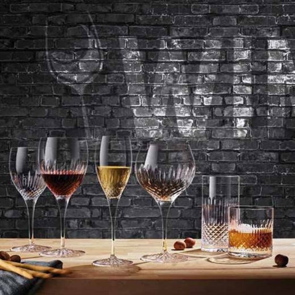 image 1 of Luigi Bormioli Diamante DOF Glasses, 380ml x 4