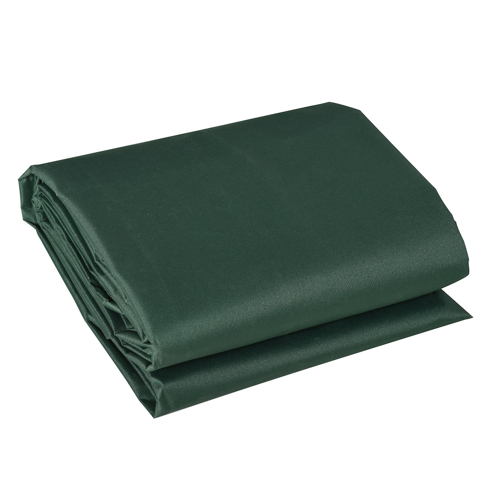image 1 of Outsunny 205x192cm Outdoor Garden Furniture Protective Cover Water UV Resistant | Green | Green | 255cmx142cmx86cm