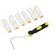 image 2 of 36pc 4” Mini Roller And Sleeves Set For Gloss Emulsion Paints Painting Decorating