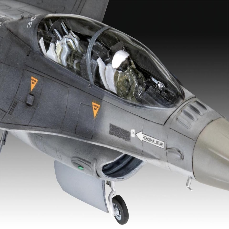 image 1 of Revell Turkish F-16D Fighting Falcon Model Set (1:72 Scale)