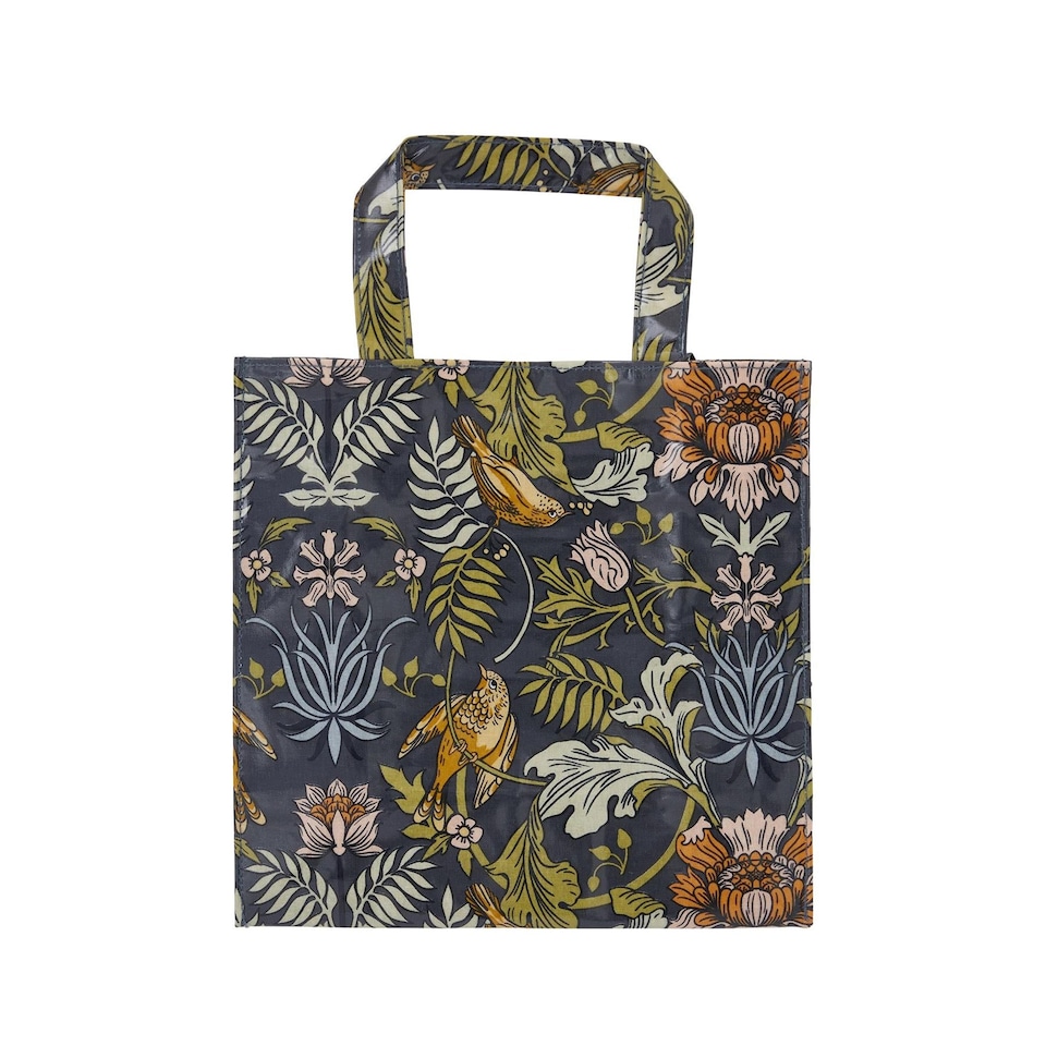 image 1 of Ulster Weavers Finch & Flower PVC Bag - Small Navy