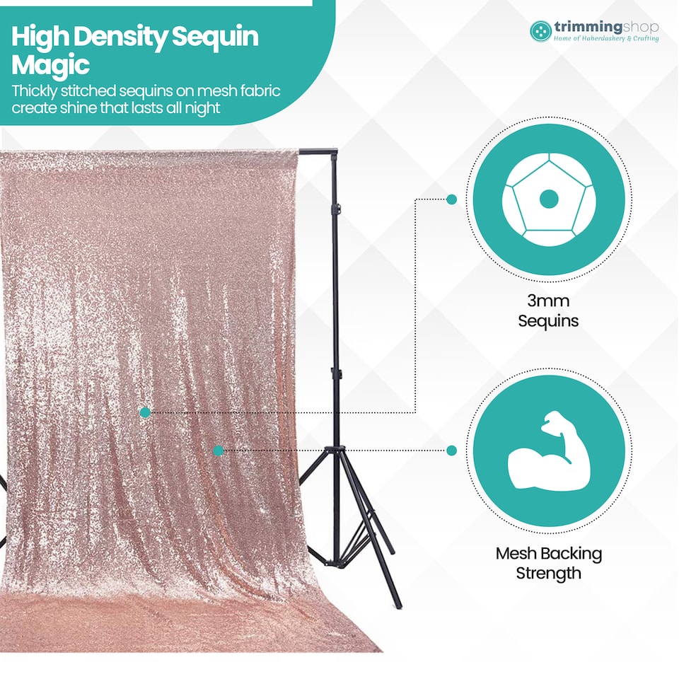 image 1 of 4ft x 7ft Sequin Backdrop Photography Background High-Density Sequin Fabric