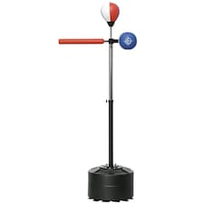 SPORTNOW Adjustable Speed Bag with Stand, Reflex Bar Multi
