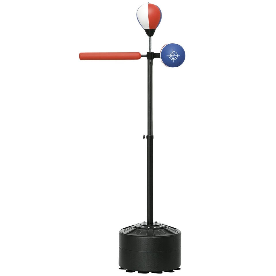 image 1 of SPORTNOW Adjustable Speed Bag with Stand, Reflex Bar Multi
