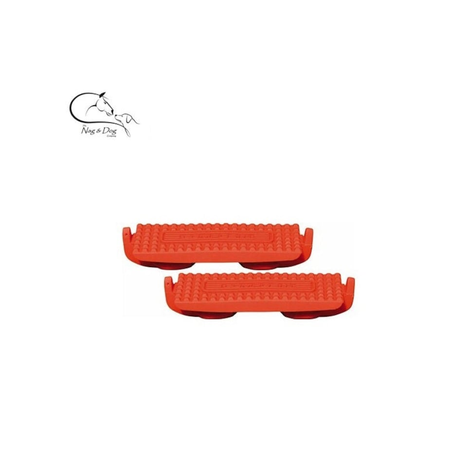 Compositi Childrens/Kids Premium Profile Horse Stirrup Treads - Red - One Size