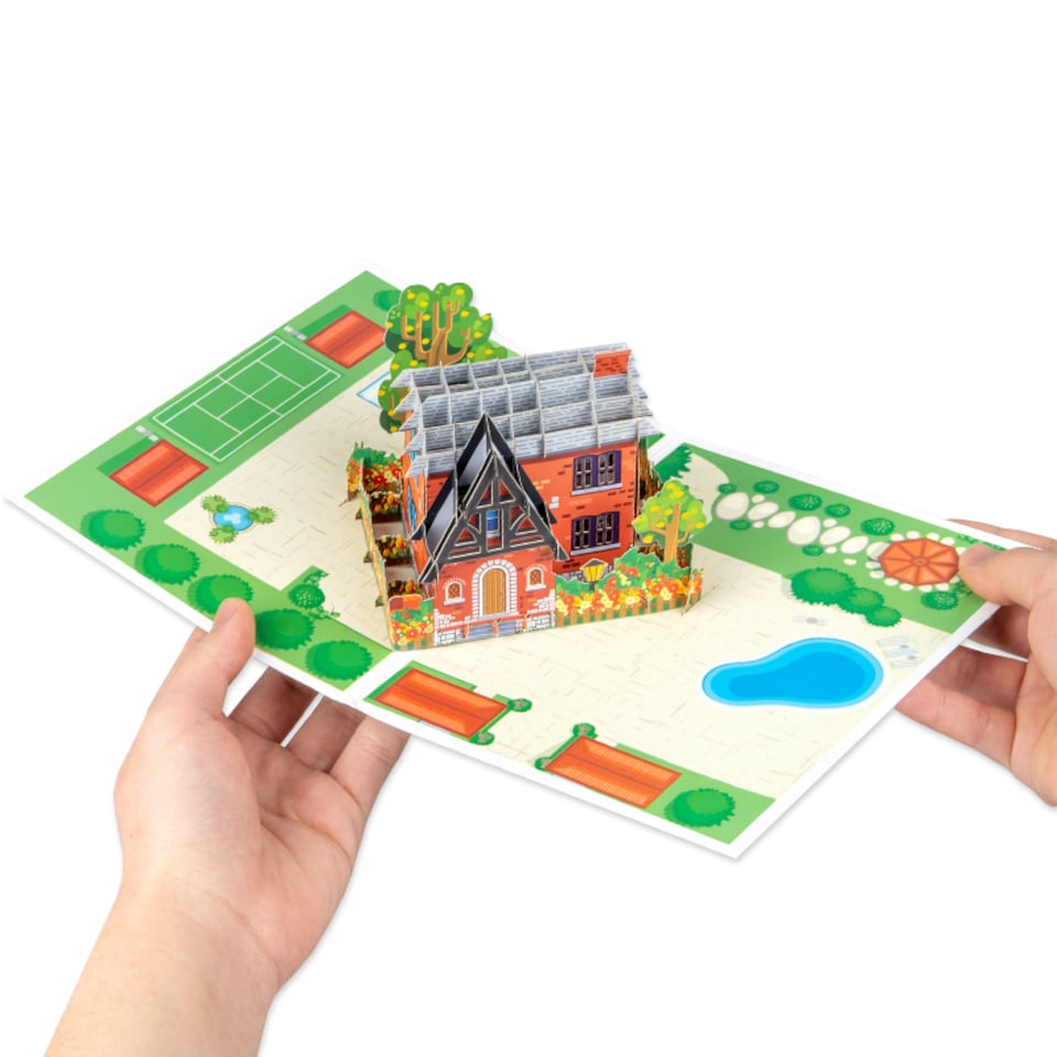 image 1 of Home Sweet Home 3D Housewarming Pop Up Congratulations Card