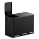 image 9 of 3 Compartment 45L Waste & Recycling Kitchen Bin (3 x 15L) | Black | Black | 45L