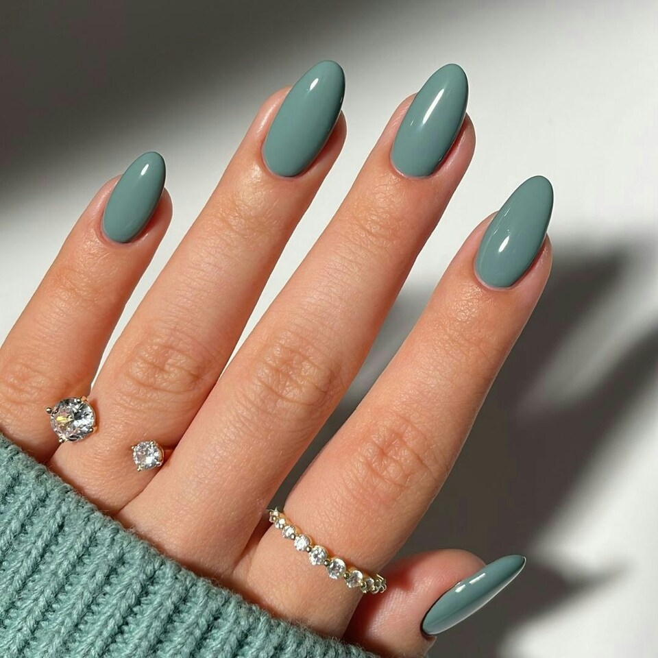 image 1 of Fern Nail Polish Green