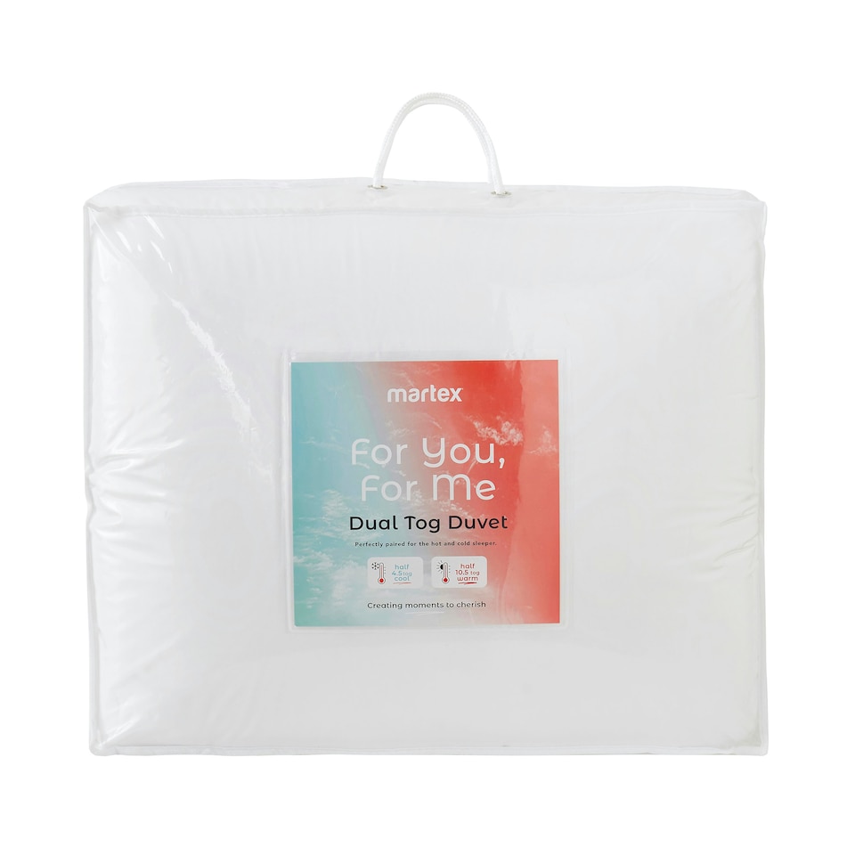 image 1 of Martex For You For Me Duvet (4.5/10.5 Tog) - SuperKing White
