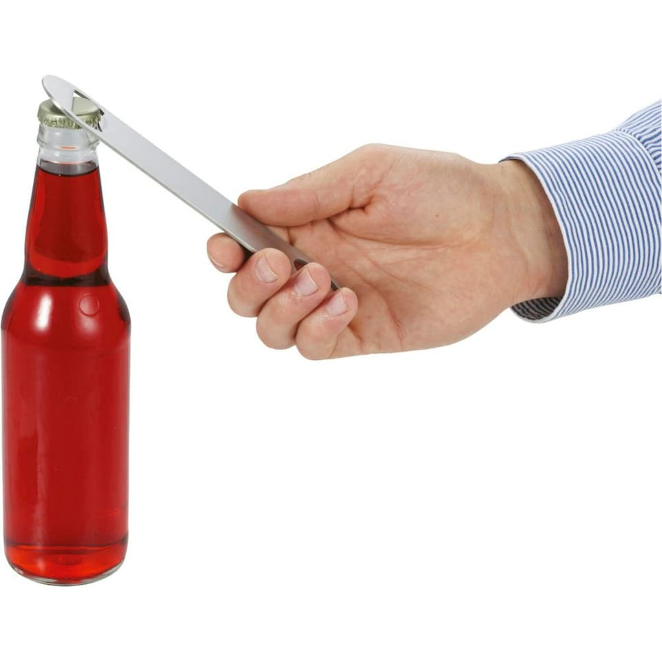 image 1 of Bullet Paddle Bottle Opener - Silver - 18 x 4 x 0.2 cm