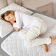 image 1 of Toddler Potty Training Bed Pads - Non-slip 70 x 85cm White | 1 pack | Small Single