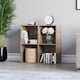 image 3 of Vida Designs Durham 2x2 Cube Storage Bookcase Display Unit, Dark Wood