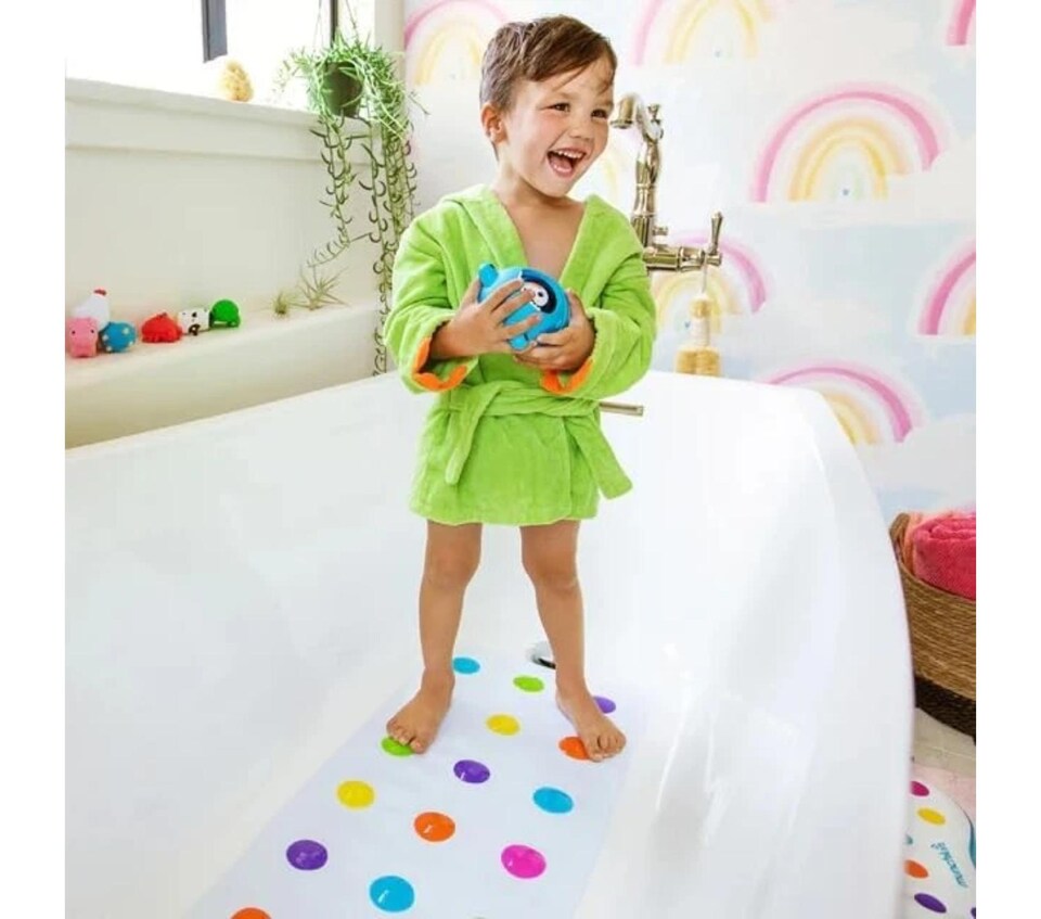 image 1 of Munchkin Baby Infant Toddler Anti Non Slip Safety Bath Shower Mat Dots Guard