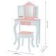 image 3 of Teamson Kids Gisele Play Vanity Set with Mirrors