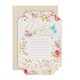 image 1 of Pink Traditional Floral Design with Heartfelt Verse Wife Anniversary Card