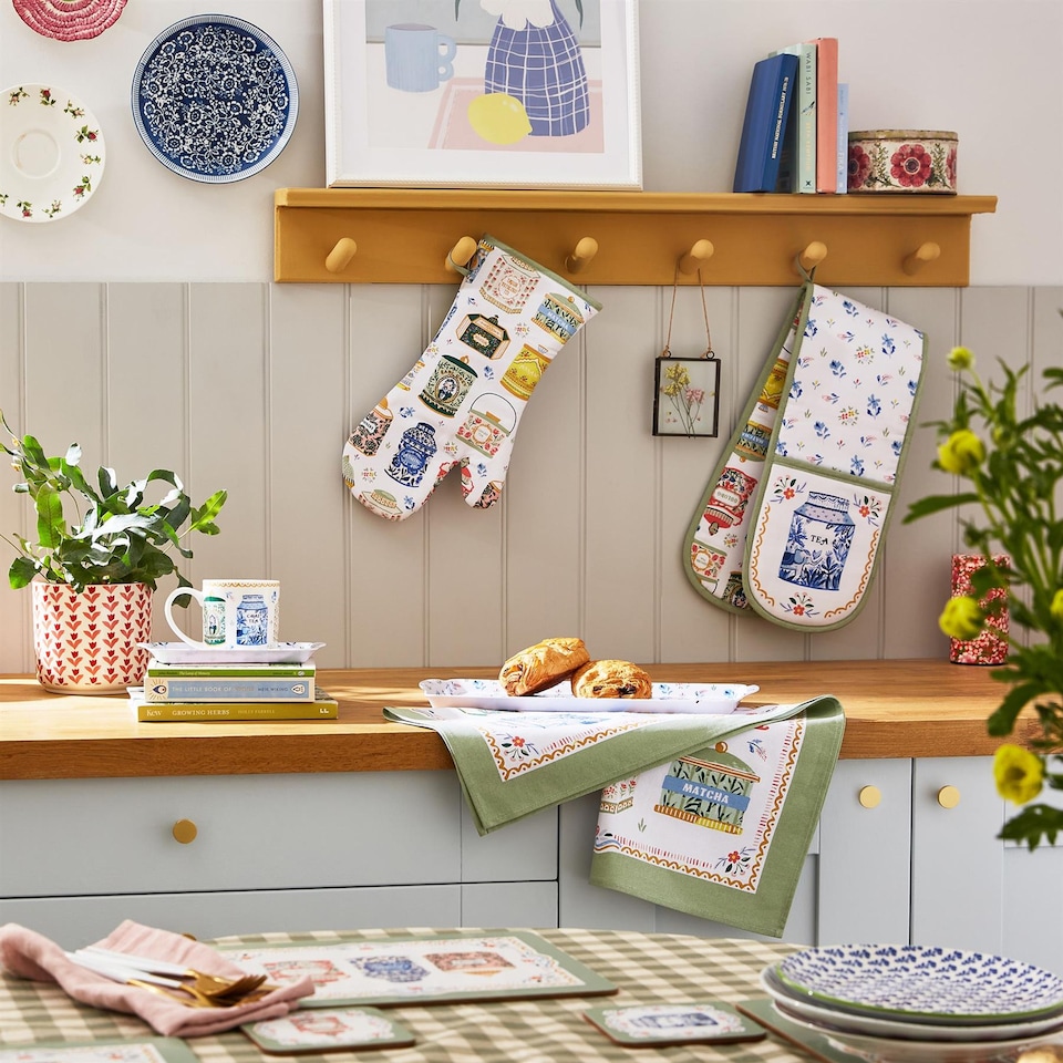 image 1 of Ulster Weavers Tea Tins Tea Towel - Cotton Multi