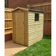 image 1 of 6 x 4 Feet Budget Garden Shed with 1 Window - Timber - L180 x W116 x H210 cm Brown