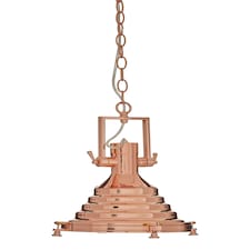 Interiors by Premier Small Copper Pendant Light