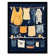 image 1 of Washing line Laundry Day Home Decor Black Framed Wall Art Print A4