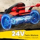 image 5 of HOMCOM 24V Electric Go Kart for Kids with Adjustable Seat, Red
